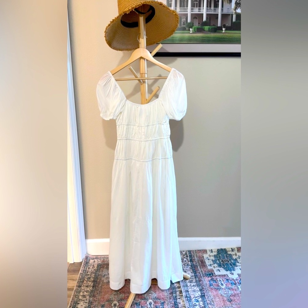 Reformation Rhett Dress in White, brand new without tags, never worn, no flaws. - Picture 12 of 16